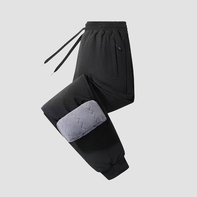 Pantalon thermique anti-froid avec genouillères – Restez au chaud pendant les hivers rigoureux - Achetez-en 2, la livraison est gratuite ! 🚚
