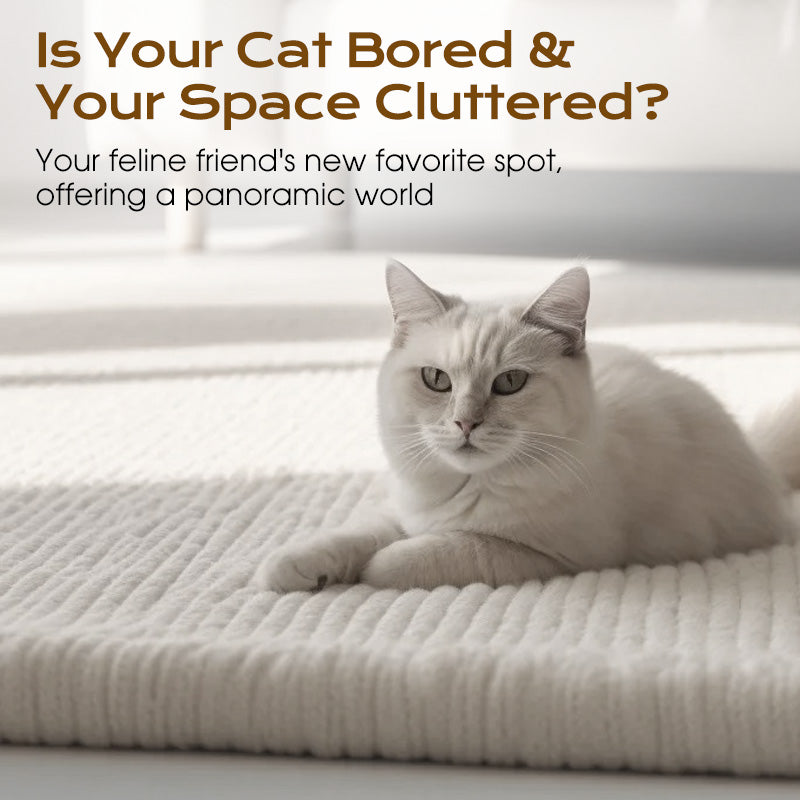 Lit Suspendu pour Chat en Forme de L