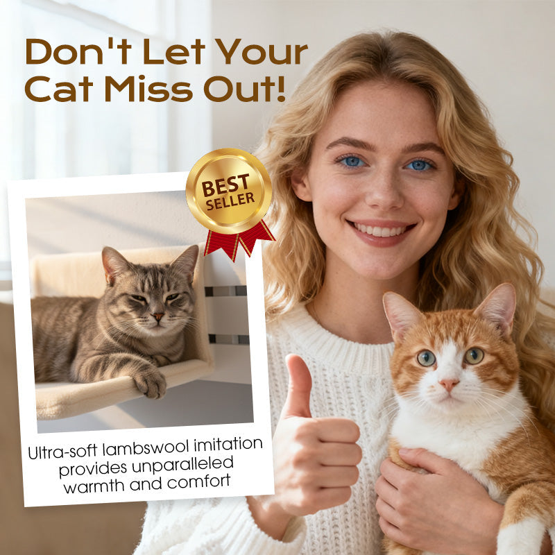 Lit Suspendu pour Chat en Forme de L