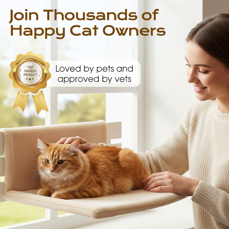 Lit Suspendu pour Chat en Forme de L