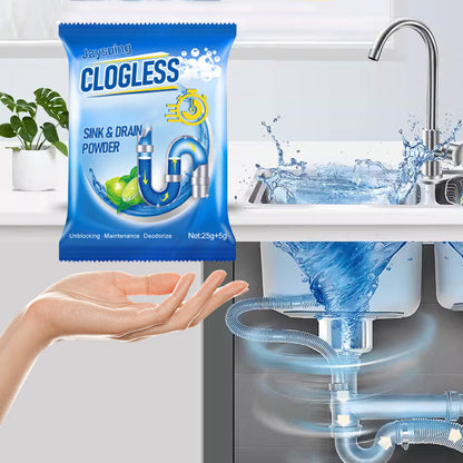 Cadeau pratique - Poudre nettoyante pour déboucher les canalisations de cuisine