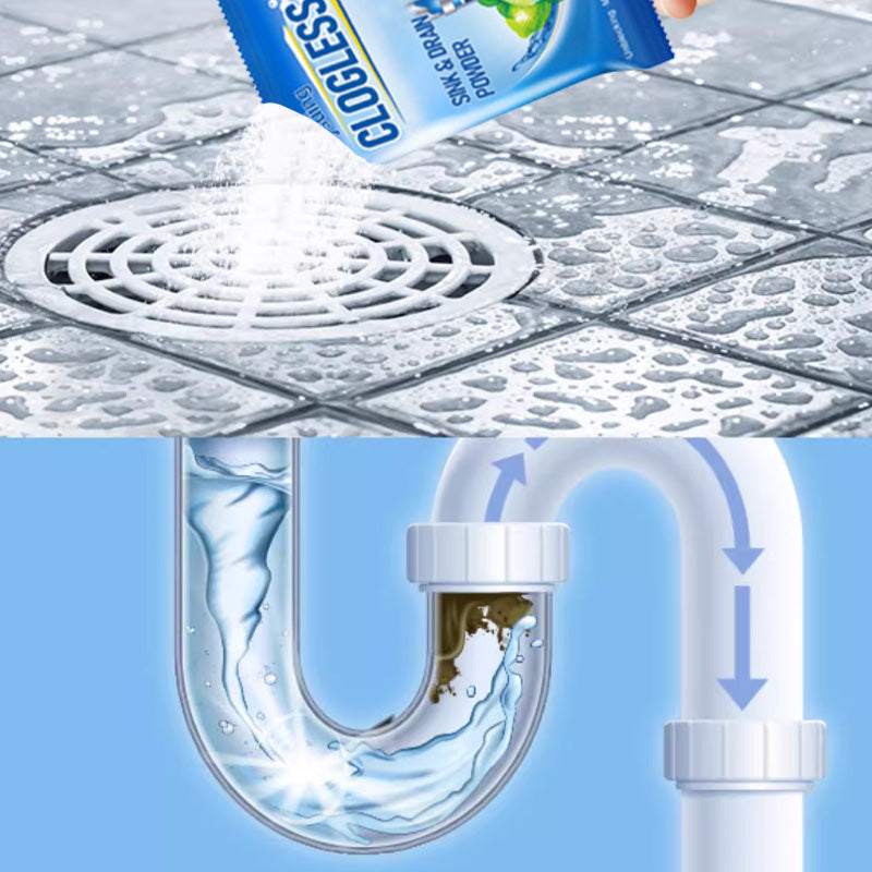 Cadeau pratique - Poudre nettoyante pour déboucher les canalisations de cuisine