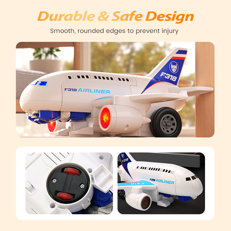 🎁 60% OFF MAINTENANT ! 🎅 Robot Avion Électrique 2-en-1 - Transformable & Télécommande, Parfait pour Enfants et Cadeaux de Noël ✨
