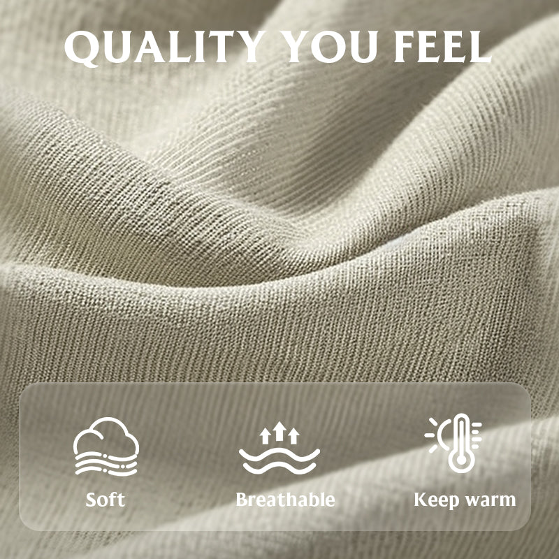 Ensemble deux pièces décontracté pour homme composé d'un pull et d'une chemise en tricot