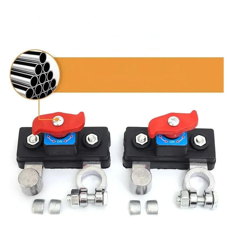 📢📢50 % de réduction !!! 🎅 Interrupteur de Déconnexion Batterie Voiture - 12V-24V Compatible, Coque Ignifuge, Urgence et Maintenance ⚡🚘
