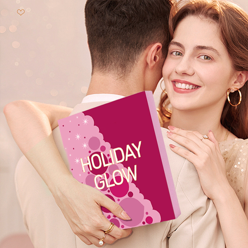 🎄Soldes de Noël : 50 % de réduction ⛄ Coffret cadeau calendrier de l'Avent maquillage 💄 — Kit tout-en-un avec palette de 40 fards à paupières et surprises quotidiennes (le cadeau de Noël idéal ! 🎁)