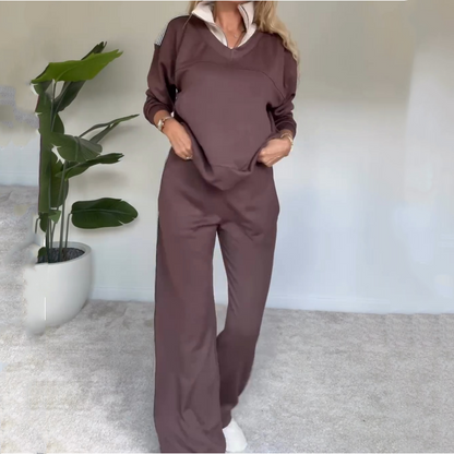 Ensemble deux pièces décontracté pour femmes