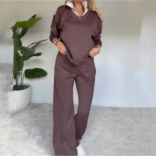 Ensemble deux pièces décontracté pour femmes