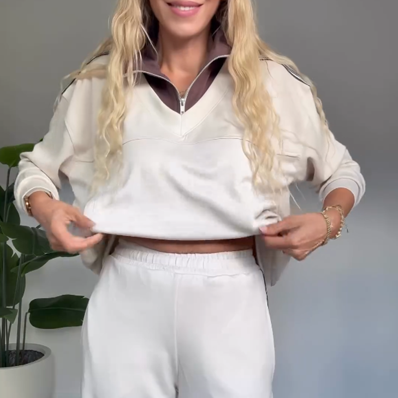 Ensemble deux pièces décontracté pour femmes