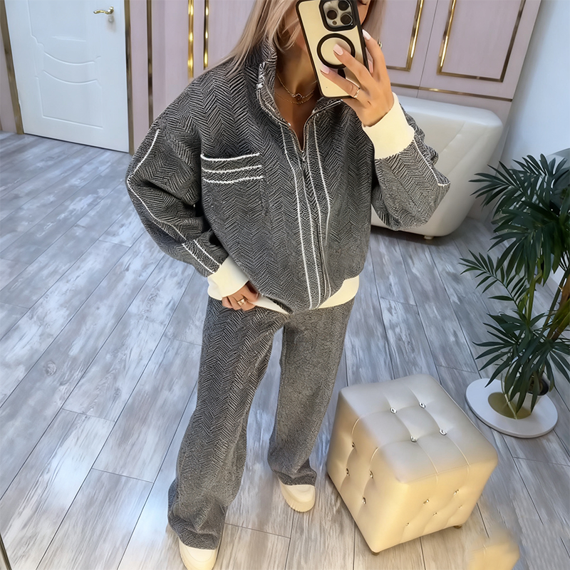 ⏳50 % de réduction pour une durée limitée⏰Ensemble 2 pièces élégant composé d'une veste et d'un pantalon pour femme🧥👖