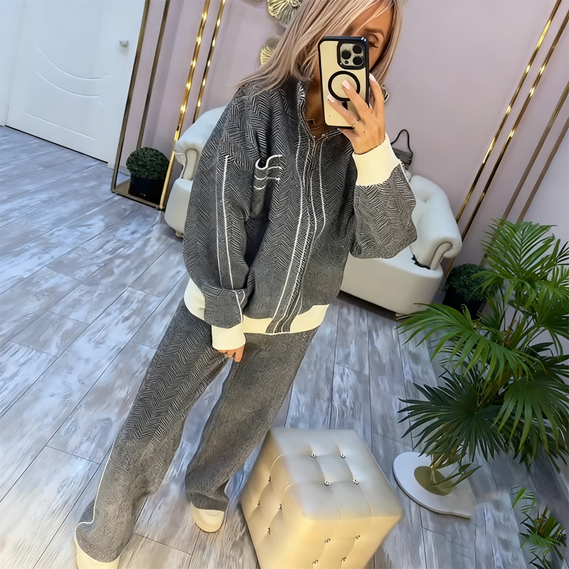 ⏳50 % de réduction pour une durée limitée⏰Ensemble 2 pièces élégant composé d'une veste et d'un pantalon pour femme🧥👖