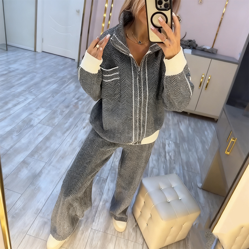 ⏳50 % de réduction pour une durée limitée⏰Ensemble 2 pièces élégant composé d'une veste et d'un pantalon pour femme🧥👖