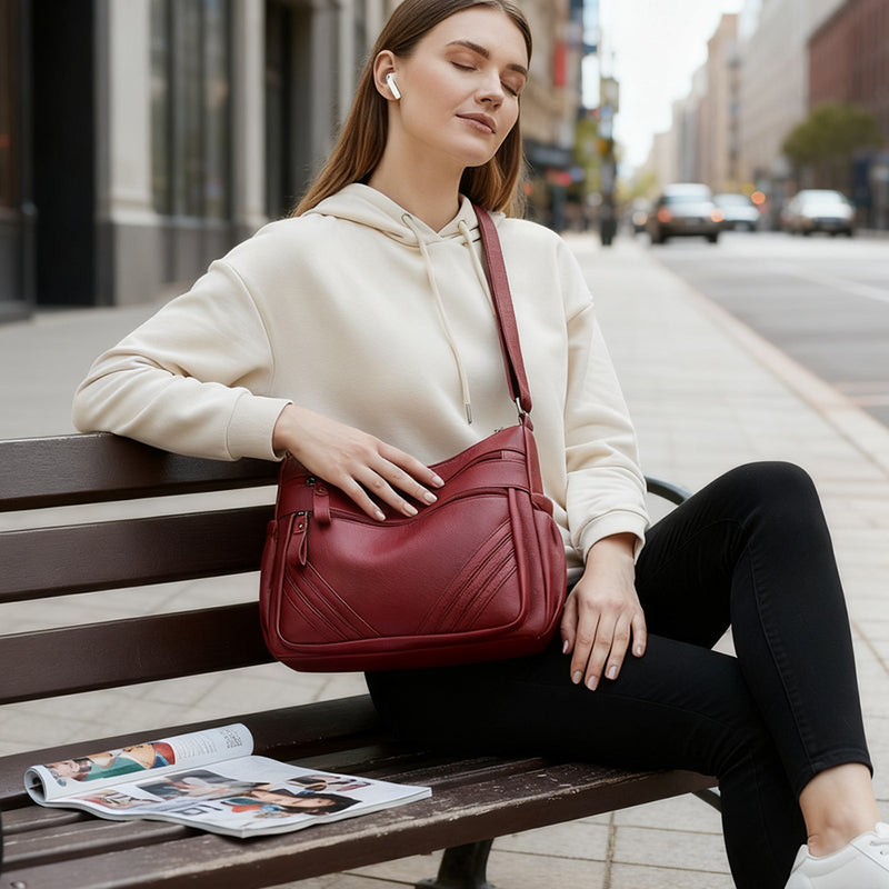 ⏳50 % DE RÉDUCTION pour une durée limitée💥Sac à bandoulière élégant pour femme avec bandoulière réglable