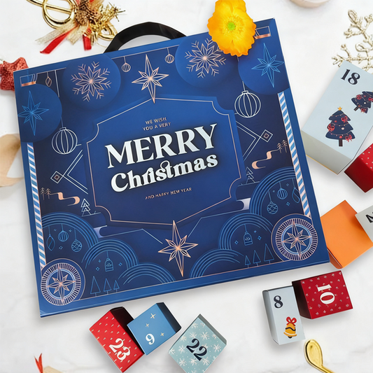 Calendrier de l'Avent vide de 24 jours pour le compte à rebours de Noël