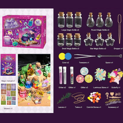 🔥Offres spéciales - Kit de fabrication de potions magiques pour enfants
