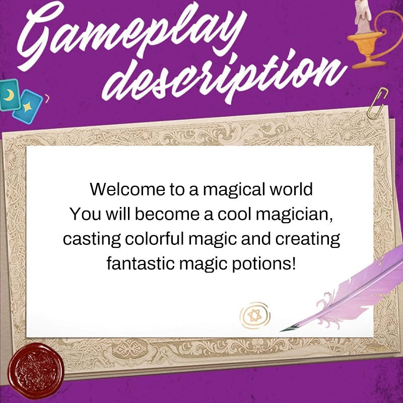 🔥Offres spéciales - Kit de fabrication de potions magiques pour enfants