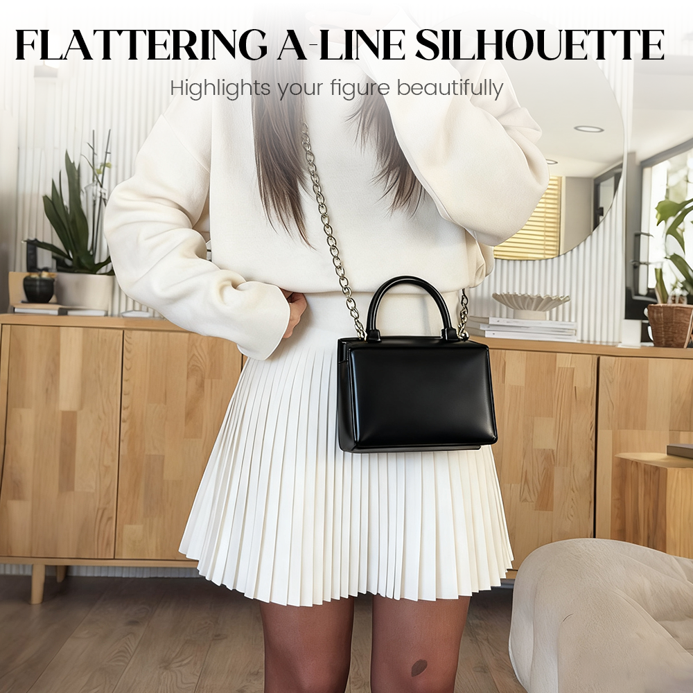 Mini-robe chic à taille cintrée et coupe trapèze