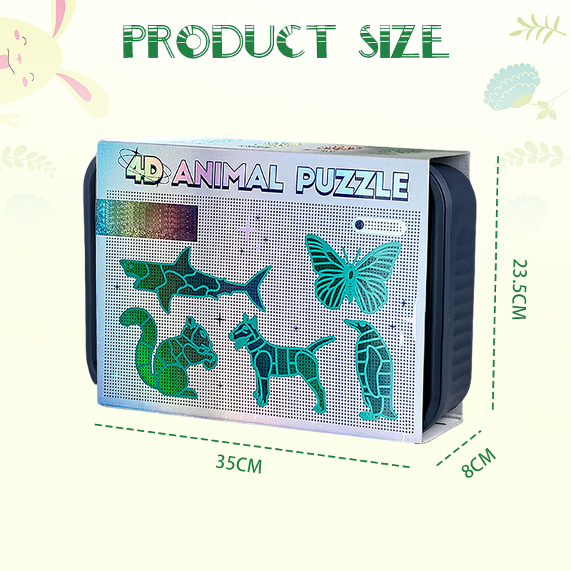 🔥 50% DE RÉDUCTION ! ✨ Jouets Assemblage Insectes & Animaux - 3 Niveaux de Difficulté, Matériaux Non Toxiques, Pédagogique 🎨⚙️