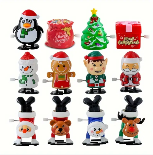 🎅Cadeau de Noël 2025🎁Jouets à remontoir de Noël