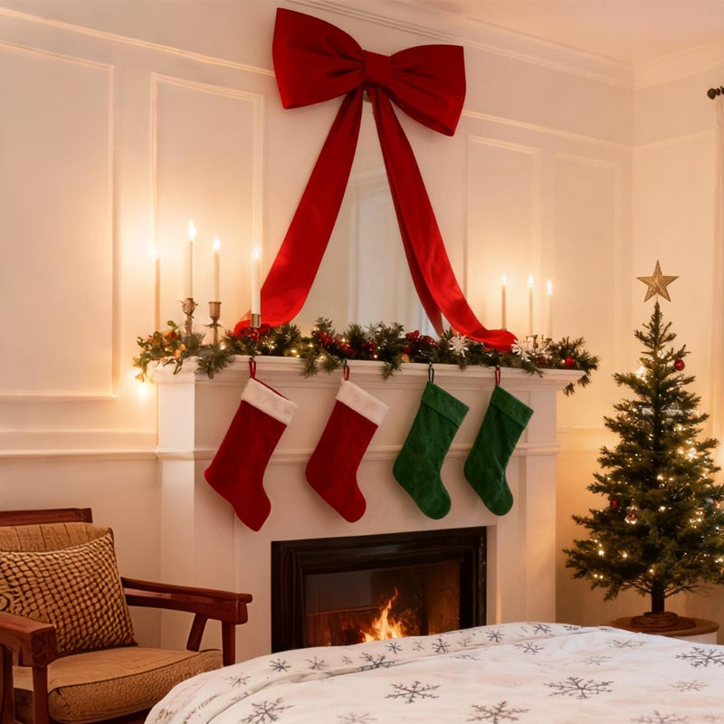 Grand nœud de Noël pour décoration