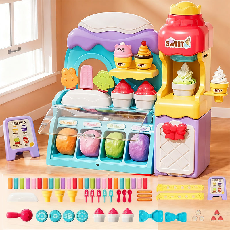 🎄Soldes de Noël 50 % de réduction🍦✨【Kit de pâte à modeler DIY pour enfants】✨ - Kit de pâte à modeler créatif pour les jeux de rôle et le développement des capacités sensorielles des enfants, le cadeau idéal !🎁