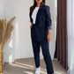 Ensemble 2 pièces classique pour femme : blazer et pantalon