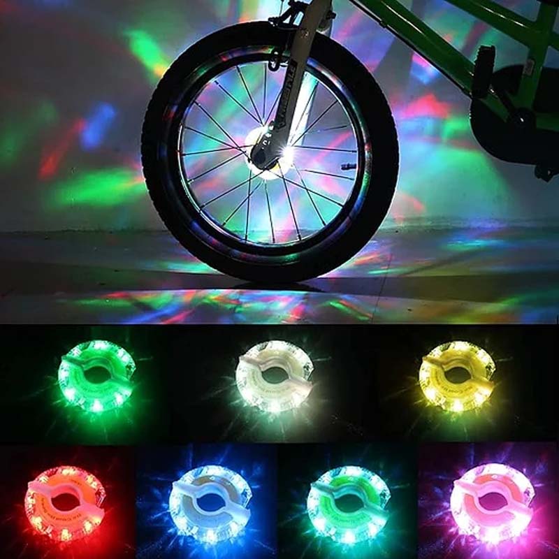 ✨ Éclairage LED pour moyeu de roue de vélo pour la conduite de nuit
