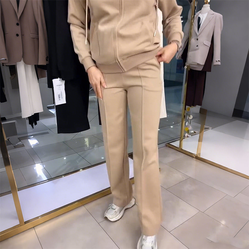 Ensemble sweat à capuche imprimé ours pour femme