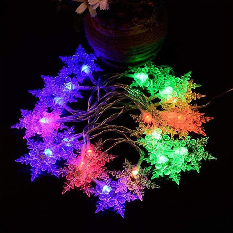 📢📢50 % DE RÉDUCTION !!⏰⏰Guirlande lumineuse LED Snowflake Curtain