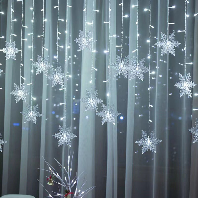 📢📢50 % DE RÉDUCTION !!⏰⏰Guirlande lumineuse LED Snowflake Curtain