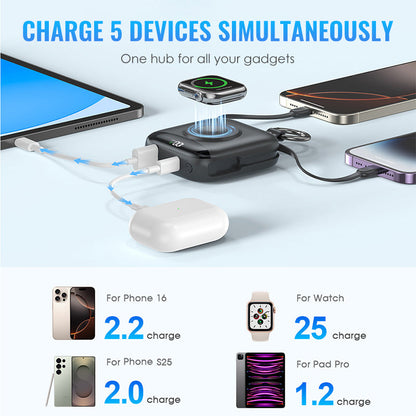 📢📢50 % DE RÉDUCTION !!!⏰Batterie externe portable à recharge rapide par aimant