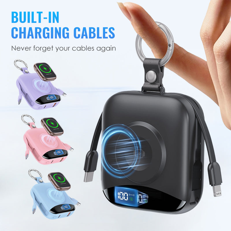 📢📢50 % DE RÉDUCTION !!!⏰Batterie externe portable à recharge rapide par aimant