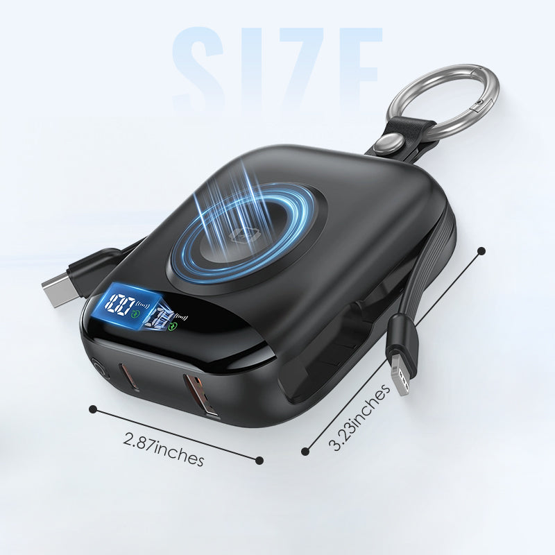 📢📢50 % DE RÉDUCTION !!!⏰Batterie externe portable à recharge rapide par aimant