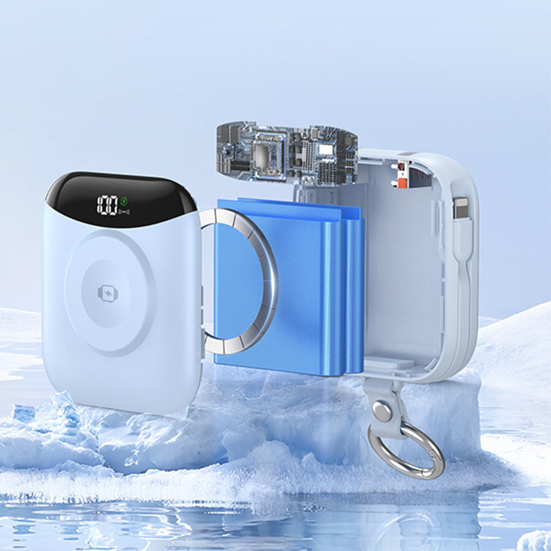 📢📢50 % DE RÉDUCTION !!!⏰Batterie externe portable à recharge rapide par aimant