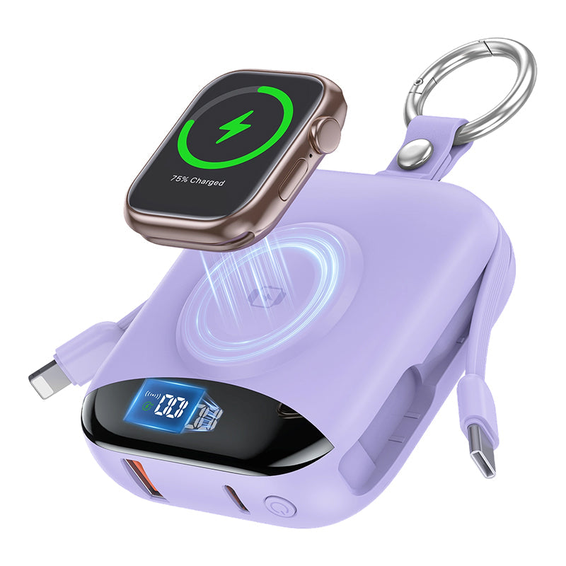 📢📢50 % DE RÉDUCTION !!!⏰Batterie externe portable à recharge rapide par aimant