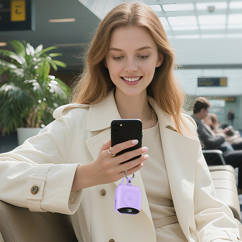 📢📢50 % DE RÉDUCTION !!!⏰Batterie externe portable à recharge rapide par aimant