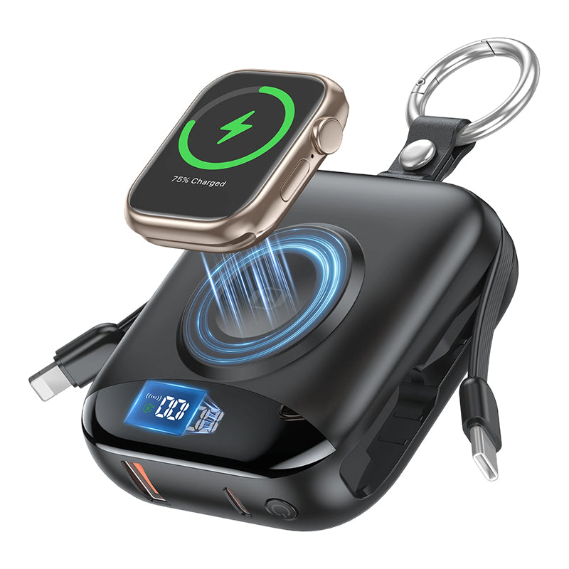 📢📢50 % DE RÉDUCTION !!!⏰Batterie externe portable à recharge rapide par aimant