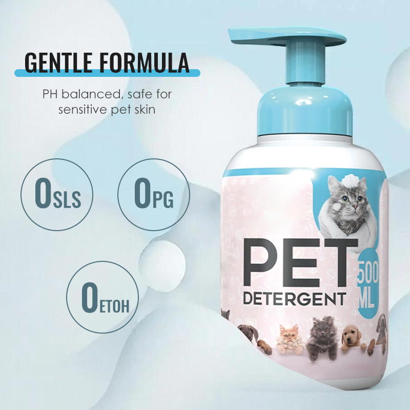 Shampoing nettoyant sans rinçage pour chiens et chats