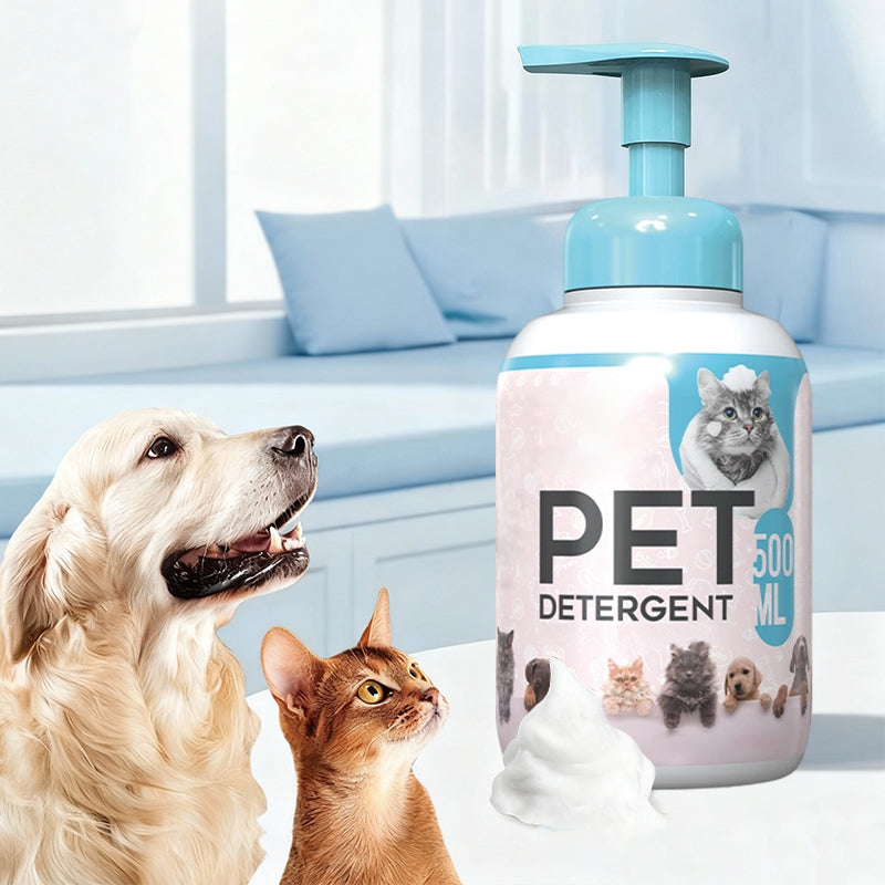 Shampoing nettoyant sans rinçage pour chiens et chats