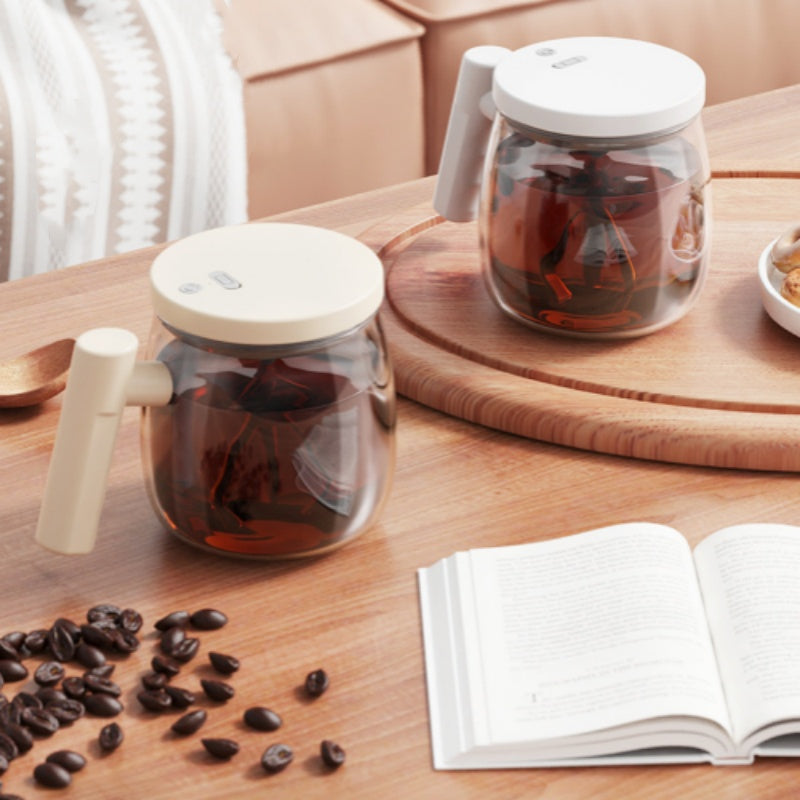 📢 60 % de réduction !!! ✨ Mug à café électrique portable avec agitateur – Mélange en une seule touche, recharge rapide & facile à nettoyer 🌟☕