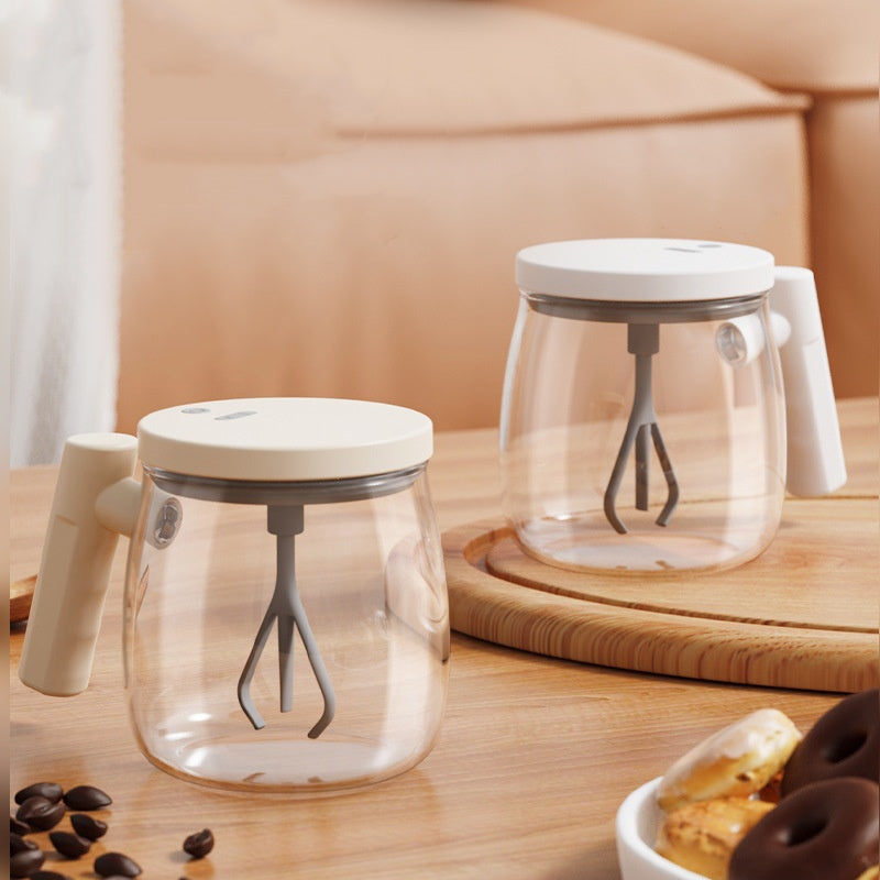 📢 60 % de réduction !!! ✨ Mug à café électrique portable avec agitateur – Mélange en une seule touche, recharge rapide & facile à nettoyer 🌟☕