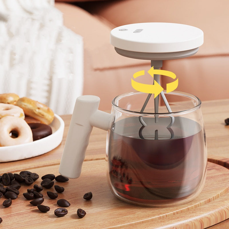 📢 60 % de réduction !!! ✨ Mug à café électrique portable avec agitateur – Mélange en une seule touche, recharge rapide & facile à nettoyer 🌟☕