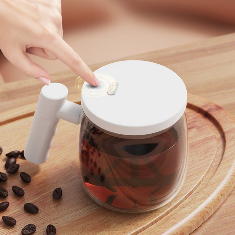 📢 60 % de réduction !!! ✨ Mug à café électrique portable avec agitateur – Mélange en une seule touche, recharge rapide & facile à nettoyer 🌟☕