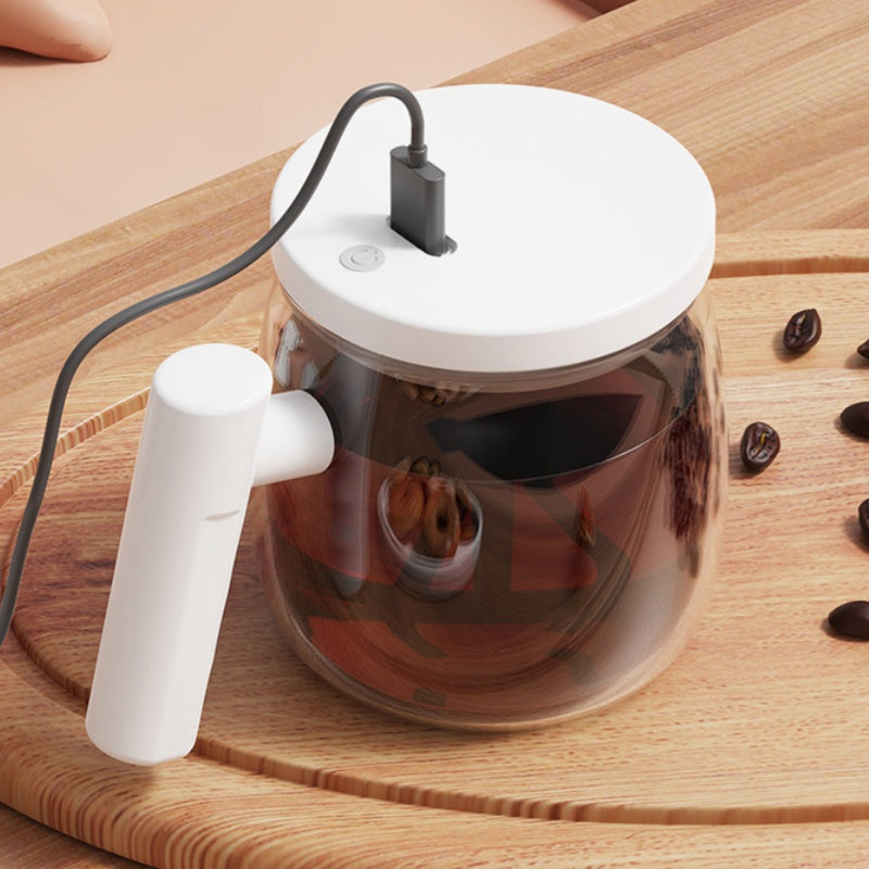 📢 60 % de réduction !!! ✨ Mug à café électrique portable avec agitateur – Mélange en une seule touche, recharge rapide & facile à nettoyer 🌟☕