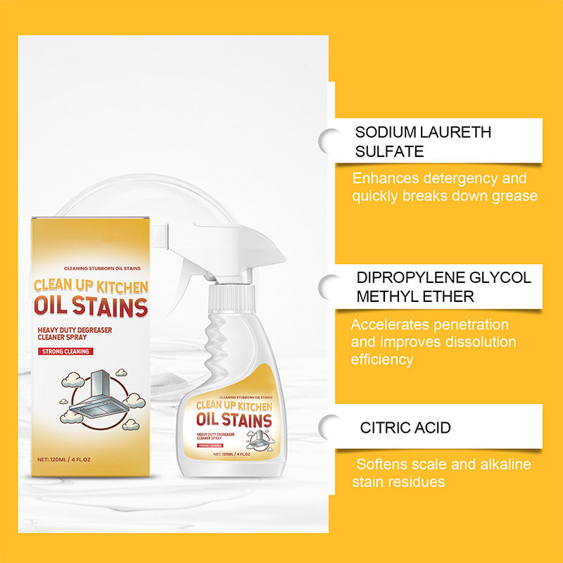 🔥Méga promo Black Friday – 50 % de réduction🔥Spray nettoyant puissant pour dégraisser la cuisine