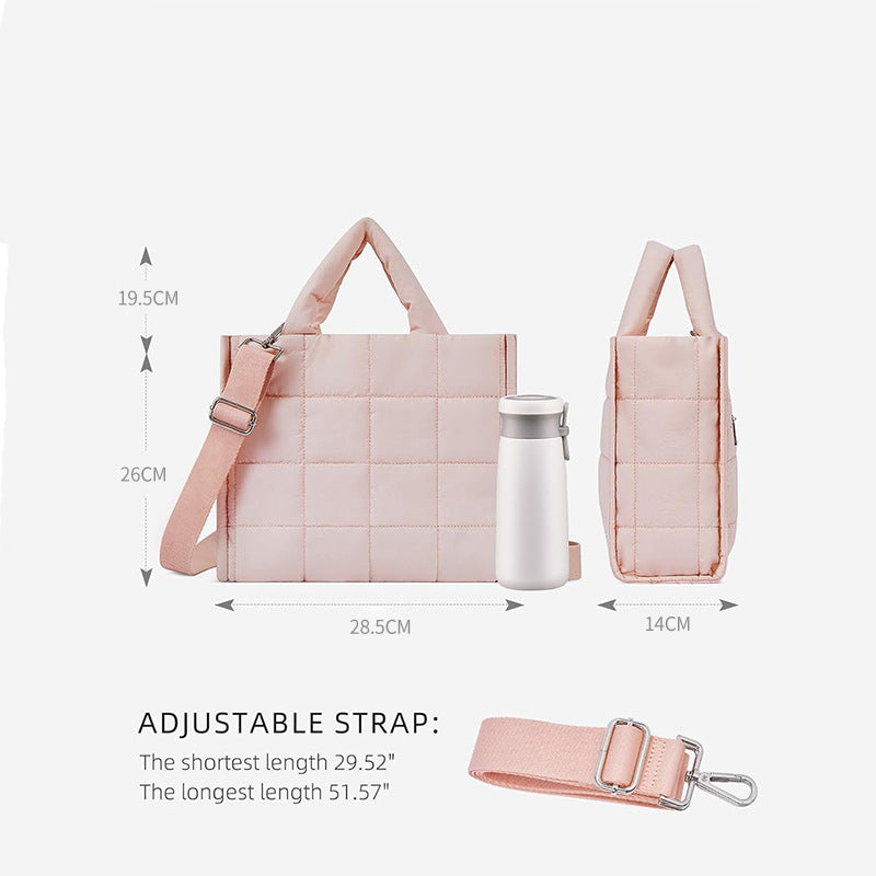 Sac fourre-tout matelassé léger et imperméable pour femmes