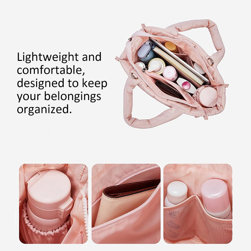 Sac fourre-tout matelassé léger et imperméable pour femmes