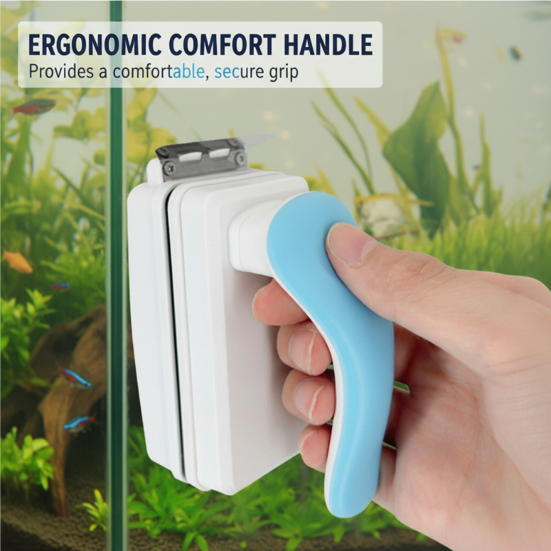 🐠 50% de réduction 🎉 Nettoyeur Magnétique pour Aquarium – Puissant, Sans Rayure & Facile à Utiliser 📦