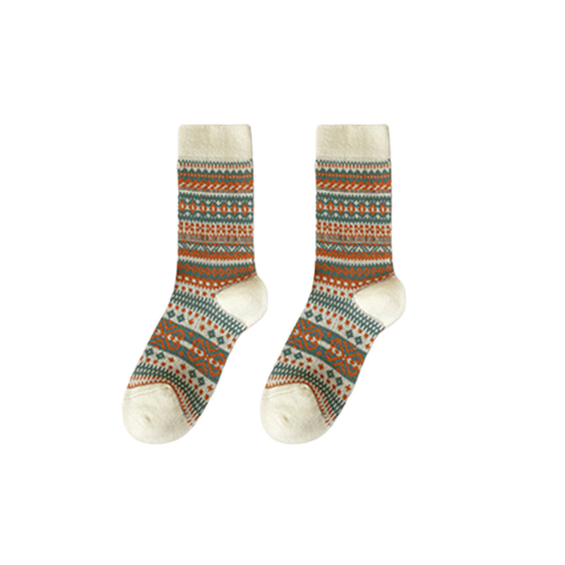 🌹Dernier jour ❤️ Achetez-en 1, obtenez-en 2 gratuits🌹Chaussettes style rétro ethnique
