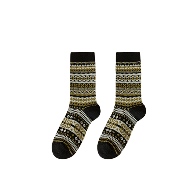 🌹Dernier jour ❤️ Achetez-en 1, obtenez-en 2 gratuits🌹Chaussettes style rétro ethnique